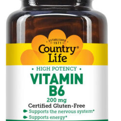 Vitamina B6 Country Life/90 Cápsulas Blandas
