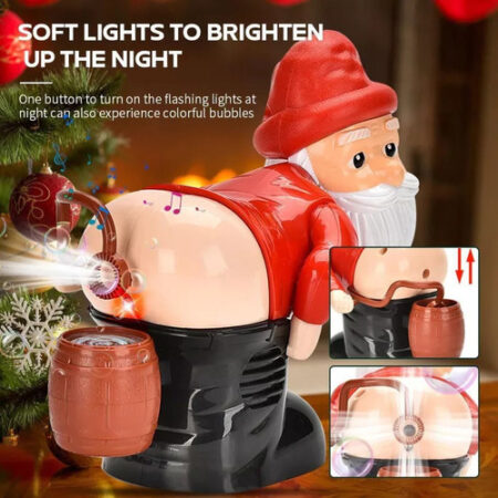 Máquina De Bolhas De Gnomos De Natal Do Papai Noel - Imagem 7