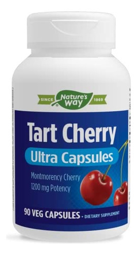 Cápsulas Ultra Vegetarianas Natures Way Tart Cherry, 1.200