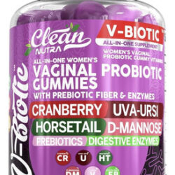 Probióticos Vaginais Para Mulheres Gomas Com Cranberry, Uva