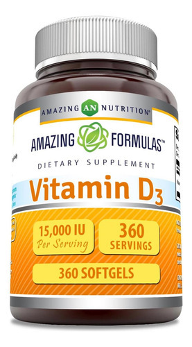 Suplemento De Vitamina D3 De Fórmulas Incríveis | Ui Por Por