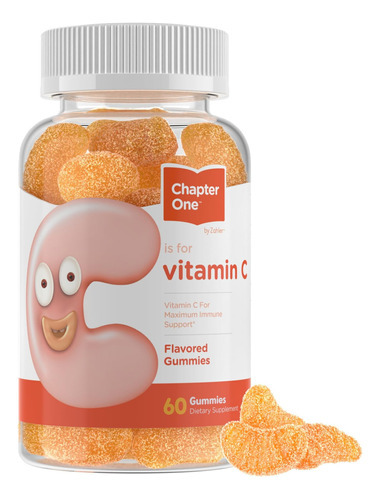 Vitamina C Capítulo Um 125 Mg 60 Gomitas Para Crianças