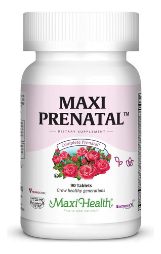Maxi Health, Maxi Pré-natal, 90 Unidades (pacote Com 1)