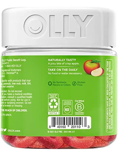 Vitamina B-12 Marca Olly, 10 Mcg, 30 Comprimidos - Imagem 7