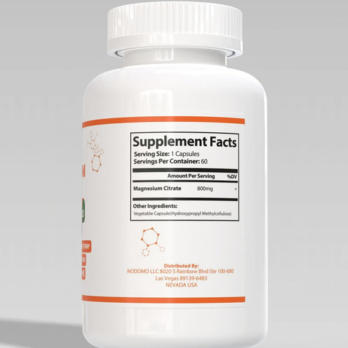 Harmonify Suplemento De Citrato De Magnésio 800 Mg Por Porçã - Imagem 6