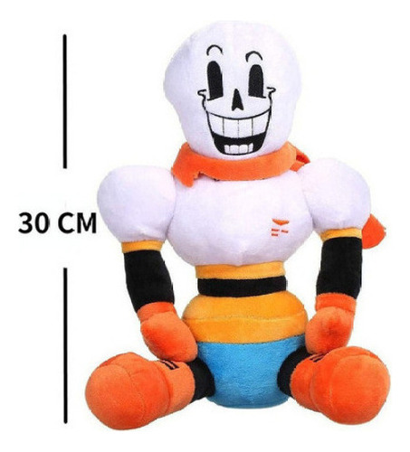 2 Peças Undertale Papyrus Sans Muñeco Peluche Juguete Regalo - Imagem 2