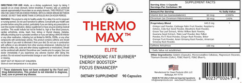Thermo Max Elite - Queimador De Gordura, Impulsionador De En - Imagem 5