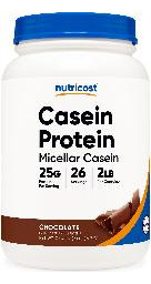 Proteína Em Pó Nutricost Casein Micellar Chocolate 907g - Imagem 2