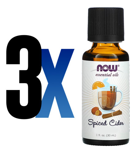 Mistura De Óleo Spice Cider Now Foods 30 Ml Importado 3un - Imagem 2