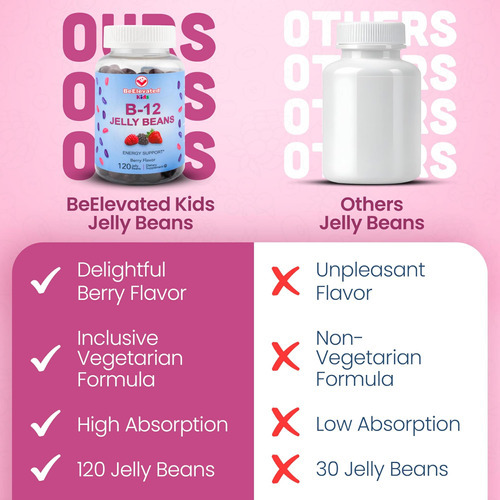 Beelevated B12 Jelly Beans - Gomas De Vitaminas Mastigáveis - Imagem 7
