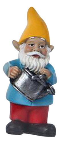 Para Anão Ornamentos Cartoon Resina Decoração Jardim Pátio - Imagem 7