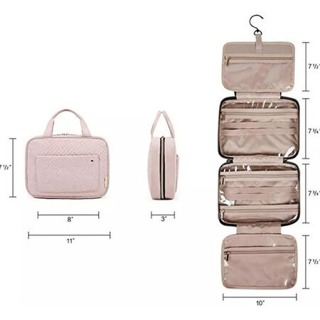 Necessaire Viagem Bolsa Travel Maquiagem Gancho Divisórias - Imagem 4