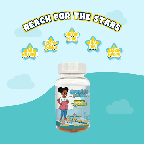 Gracies Corner Stars Kids Gomas Multivitamínicas Com Ômega 3 - Imagem 7