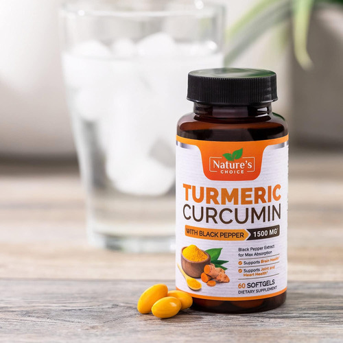 Suplemento De Curcumina De Cúrcuma 1500 Mg - Cápsula Softgel - Imagem 6