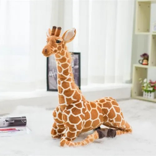 Muñeca De Animal De Jirafa De Pelúche Suave Gigante - Imagem 6