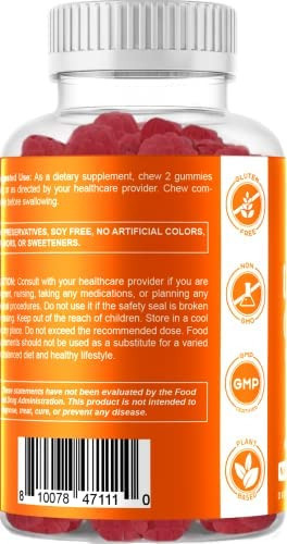 Gomas Vitamínicas De Vitamina D3 K2 - Contagem De 60 - Supor - Imagem 5