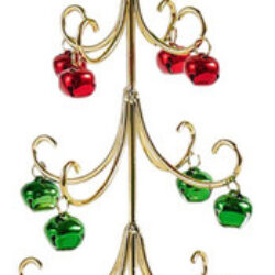 Decoração De Natal: Mesa, Árvore De Metal, Ferro Forjado, Or