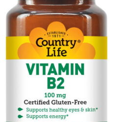Country Life Vitamina B-2 100 Mg, 100 Unidades