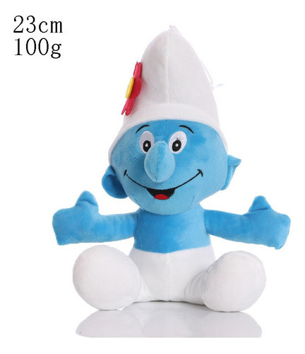 6 Unidades / Conjunto Smurf Boneca De Pelúcia Brinquedo - Imagem 5