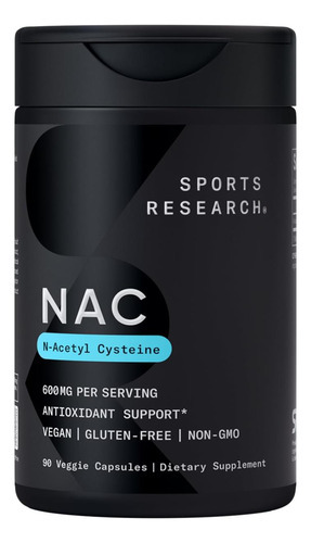 Sports Research N-acetil L-cisteína (nac) 600 Mg, 90 Cápsula