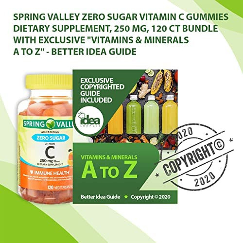 Suplemento Dietético De Gomas De Vitamina C De Spring Valley - Imagem 2