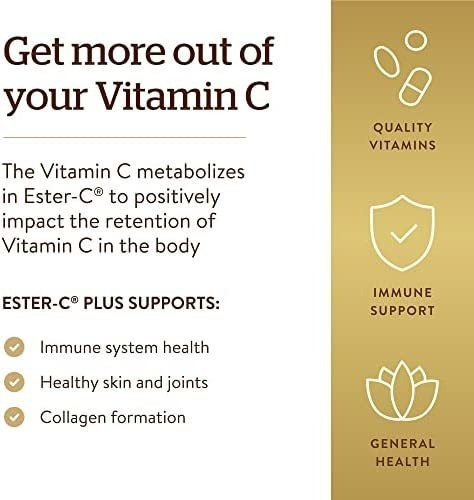Vitamina C Solgar Ester-c 1000mg 90 Comprimidos - Imagem 4