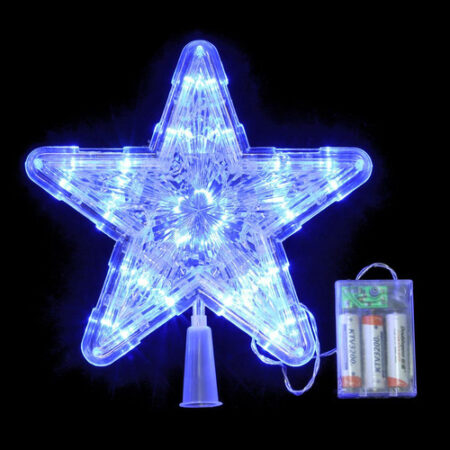 Enfeites De Topo De Árvore De Natal Lâmpada De Estrela De Ci - Imagem 19