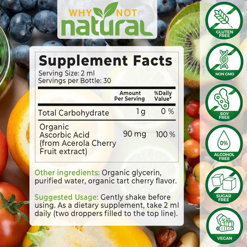 Por Que Não Suplemento De Gotas De Vitamina C Líquida Orgâni - Imagem 3