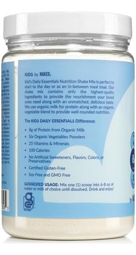 Vanilla Kids Daily Essentials, Batido De Proteína Infantil F - Imagem 4