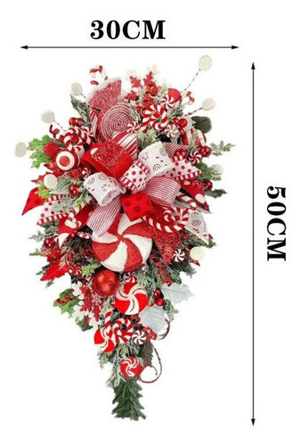 Guirlanda De Natal Em Forma De Barra De Chocolate, Decorada - Imagem 7
