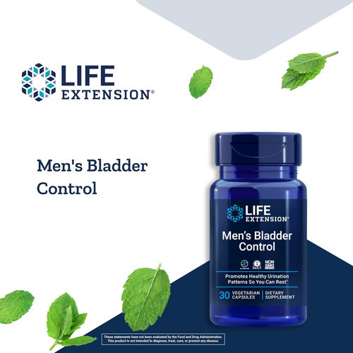 Life Extension Controle De Bexiga Masculina - Suplemento De - Imagem 3