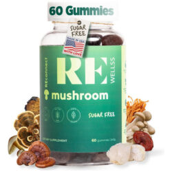 Gomas De Cogumelo Rewellss I Suplemento Vegan Low Carb Lions