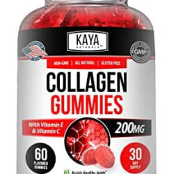 Gomas De Colágeno Kaya Naturals Para Homens E Mulheres - Su