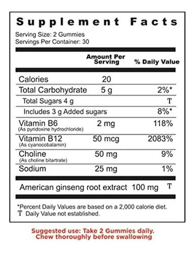 Vitamina B-12/oh My Vit/60 Gomitas/atenção, Por Favor - Imagem 5