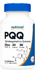 Suplemento Nutricost Pqq (pirroloquinolina Quinona) 20 Mg 30 - Imagem 2