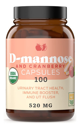 Suplemento De Produtos Naturais Completos D-manose E Cranber