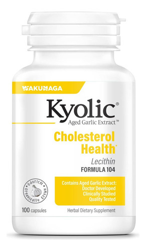 Fórmula De Extrato De Alho Envelhecido Kyolic 104 Cholestero