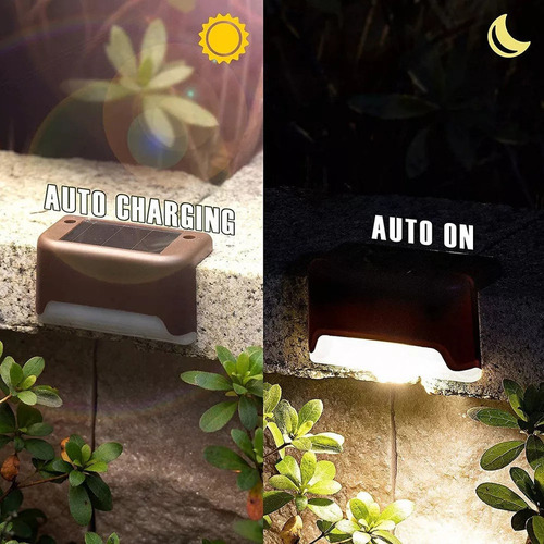 16pcs Luz Solar Para Deck Luzes Solares Para Degraus Quentes - Imagem 2