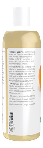 Óleo De Damasco Now Foods 473 Ml Puro Importado - Imagem 3