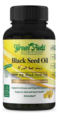 Greenfield Nutritions - Óleo De Semente Negra Halal (nigella