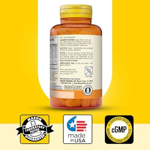 Mason Natural Ear Health Plus Com Vitaminas B, Suprimento Pa - Imagem 6