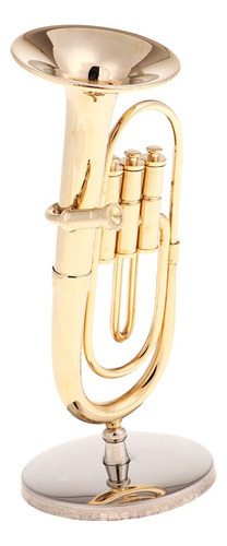 Instrumento Musical Em Miniatura Modelo De Tuba Em Escala 1/ - Imagem 9