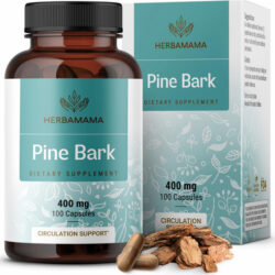 Cápsulas De Extrato De Casca De Pinheiro Herbamama - 400 Mg