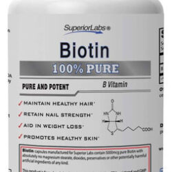 Superior Labs - Melhor Suplemento Natural De Biotina Não Ogm