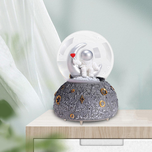 Caixa De Música De Bola De Cristal De Floco De Neve De - Imagem 6