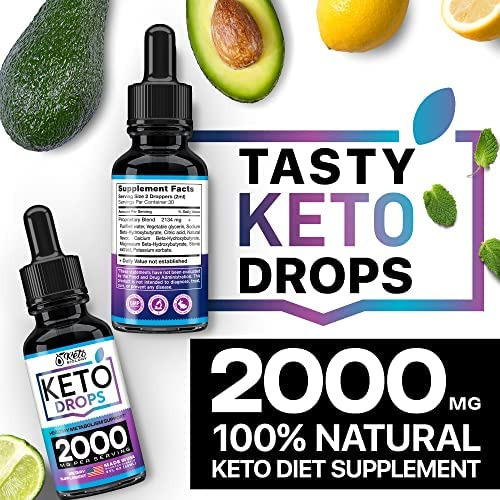 Keto Diet Drops Com Cetonas Exógenas Bhb - Fabricado Nos Eu - Imagem 2