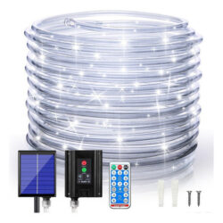 Luzes De Corda Solares Externas, 22 Metros 200led