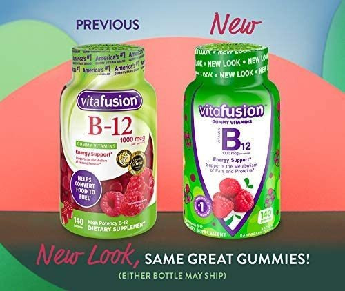 Vitamina B-12 Marca Vitafusion, 1000 Mcg, 60 Pastilhas - Imagem 3