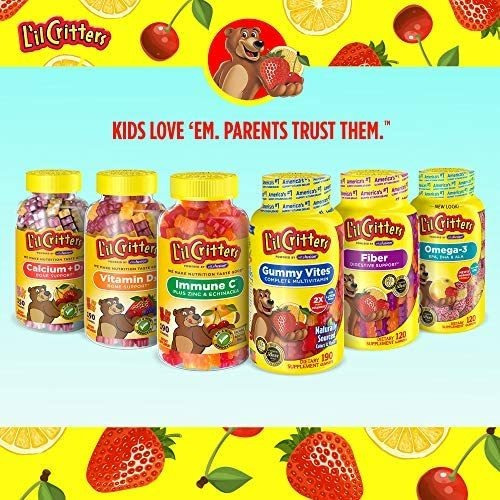 Vitamina C Critters 60mg 190 Gomitas Para Crianças - Imagem 5