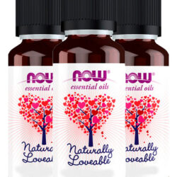 Mistura Óleo Naturally Loveable Now Foods 30ml Importado 3un